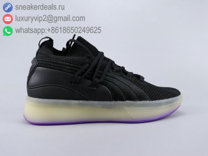 Puma Clyde Court POE Hi Men Basketball Shoes Black Purple Size 40-45